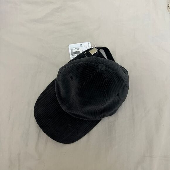 Lululemon Corduroy Ball Cap Black Grey Unisex LU9BPAS Size S/M Brand New - Picture 9 of 15